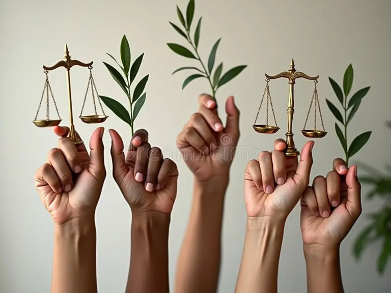 maini-diverse-inand-ramuri-de-mslin-i-cantare-ale-justiiei-pentru-pace-egalitate-420054678
